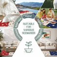 thumbnail image 6 of Red Blue Stars 4th of July Outdoor Rug 5x7 Ft - Reversible Patio Rug Outdoor Camping Rugs, Independence Day Rustic Washable Indoor Outdoor Area Rugs, Non-Slip Outdoor Carpet Runner for Deck/Porch, 6 of 8