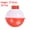 Red White 1", variant on Uxcell 0.75" Fishing Bobbers 20Pcs Plastic Push Button Round Fishing Float