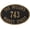 Black/Gold, variant on Wall Address Plaque, Outdoor Decor, Home Decor, Housewarming Gift, Custom Metal Address Sign