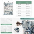 thumbnail image 6 of Vintage Farmhouse Balloon Curtains for Bedroom/Front Door/Bathroom, Blue Country Texas Star Vines Wooden Tie Up Curtains 63 Inch Length Light Filtering Kitchen Curtains Shades for Windows 46"x63", 6 of 8