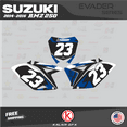 thumbnail image 4 of Kalair GFX Graphics Kit for Suzuki RMZ250 (2014-2016) Evader Series, 4 of 5