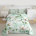 thumbnail image 2 of Homewish Retro Rustic Flower Bedding Comforter Set,Country Plant Twin Comforter Sets,Green White Bedding Set For Girls Kids,Microfiber Bedroom Decor,2 Pieces, 2 of 8