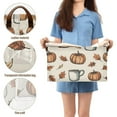 thumbnail image 5 of Yayeee Foldable Storage Basket for Shelves with Handles Waterproof Cloth Bins, Fall Leaves, 5 of 7