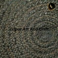 thumbnail image 4 of Jaipur Art And Craft Black Jute Hand Braided Round Area Rug Reversible Carpet For Bedroom and Living Room (2x2 Sq Ft), 4 of 9