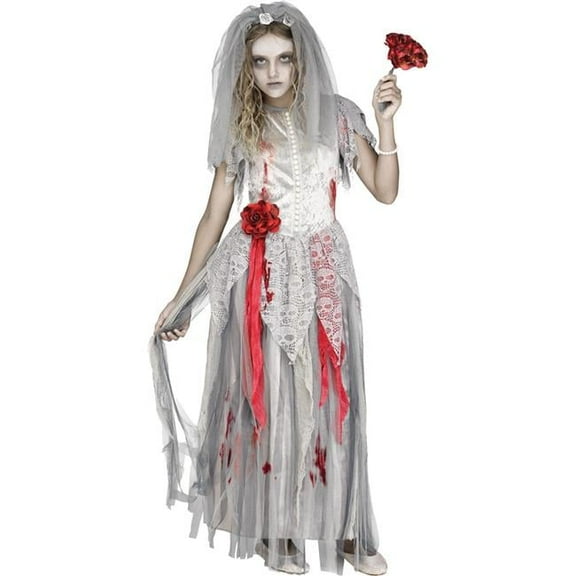 Zombie Bride Costume, Extra Large