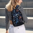 thumbnail image 5 of Goofa The Nightmare Before Christmas Pattern Durable Canvas Daypack - High-Quality Vintage Backpack, Compact & Versatile for Travel and Everyday Use-Small, 5 of 5