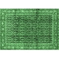 thumbnail image 1 of Ahgly Company Indoor Rectangle Persian Emerald Green Traditional Area Rugs, 8' x 10', 1 of 4