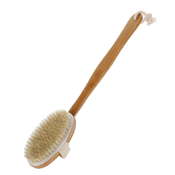 Cepillo corporal para piel seca ducha cepillo para el cuerpo limpieza cuidado masajeador cepillo con largo para exfoliar la piel piel radiante y cuerpo sano ANGGREK Otros