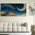 thumbnail image 5 of Oversized Canvas Wall Art Tree of Life with Sun and Moon, Green Abstract Nature Paintings, Modern Canvas Prints for Living Room Bedroom Home Decoration, 5 of 7