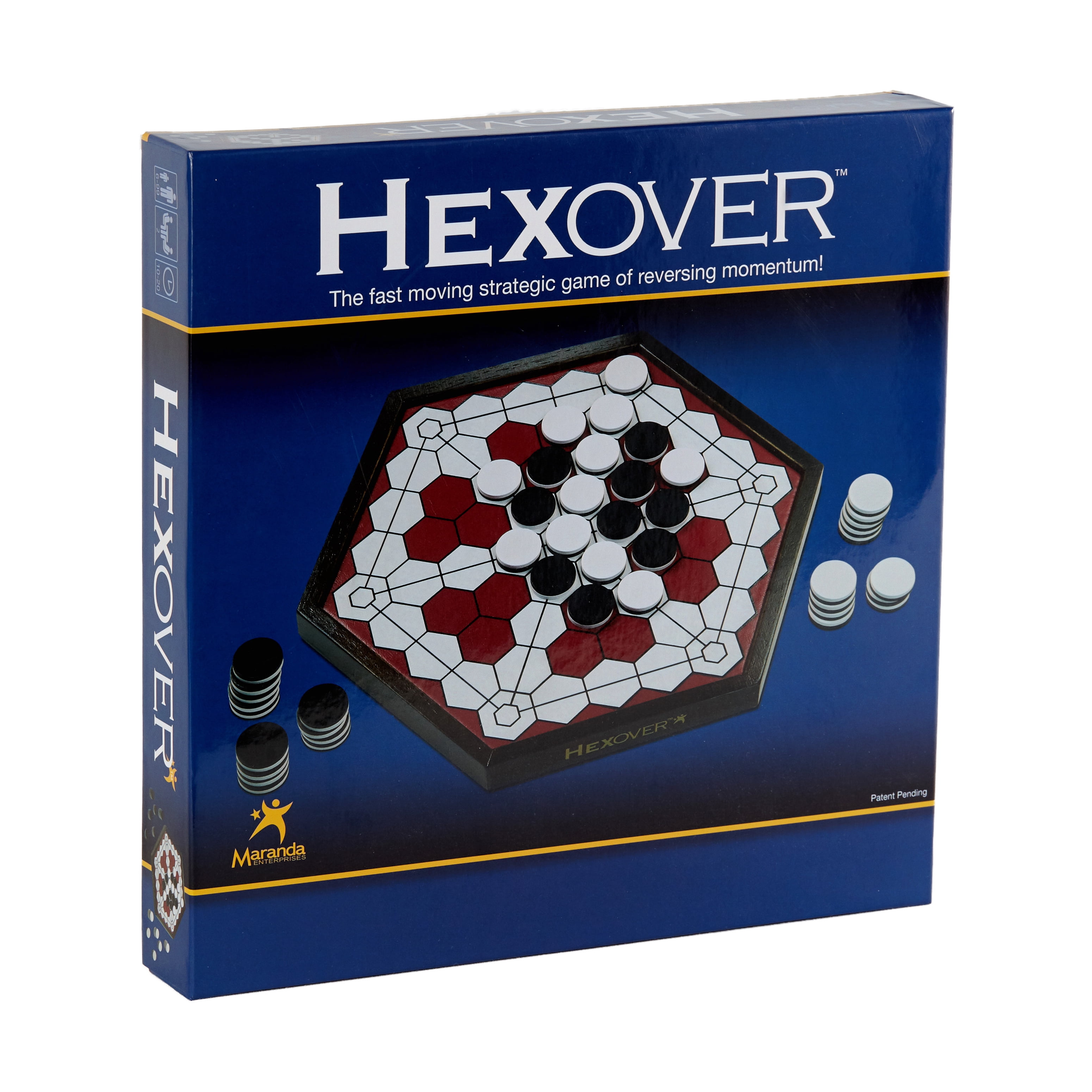 Hexover Board Game by University Games