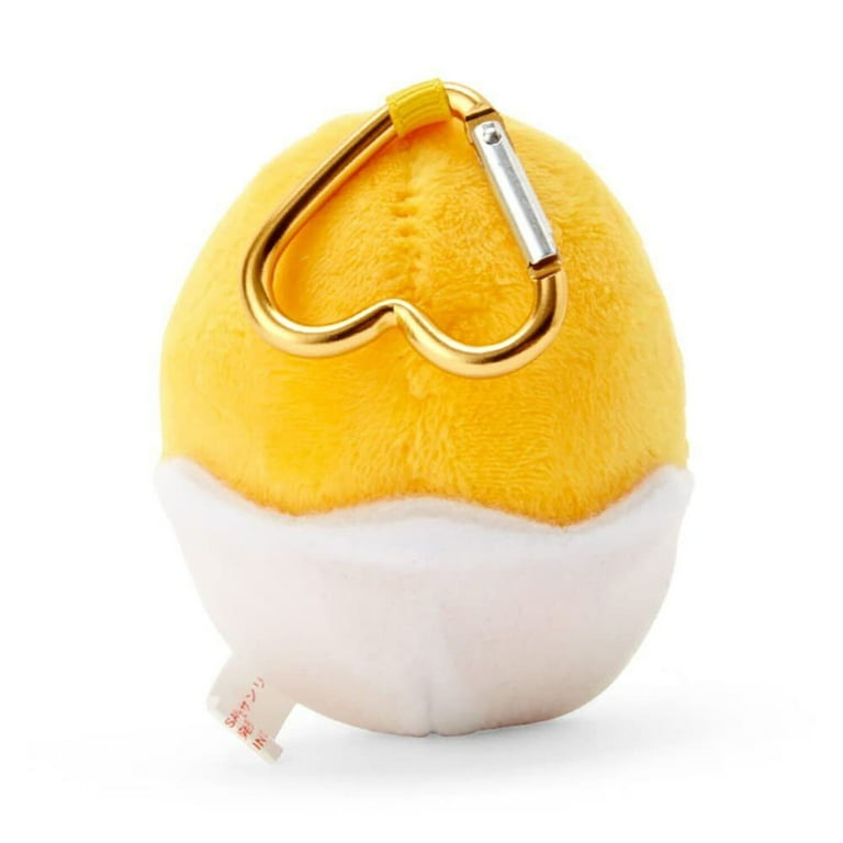 Gudetama Plush Backpack Clip Heart Carabiner Sanrio Japan