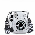 thumbnail image 3 of For Fujifilm Instax Mini 11 Camera - 3-in-1 Clear Crystal Protective Case Set with Photo Pocket, Shoulder Strap & Stickers, Transparent Hard Shell, 3 of 11