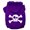Purple, variant on Pet Dog and Cat Hoodie Screen Printed, "Skull  Crossbones"