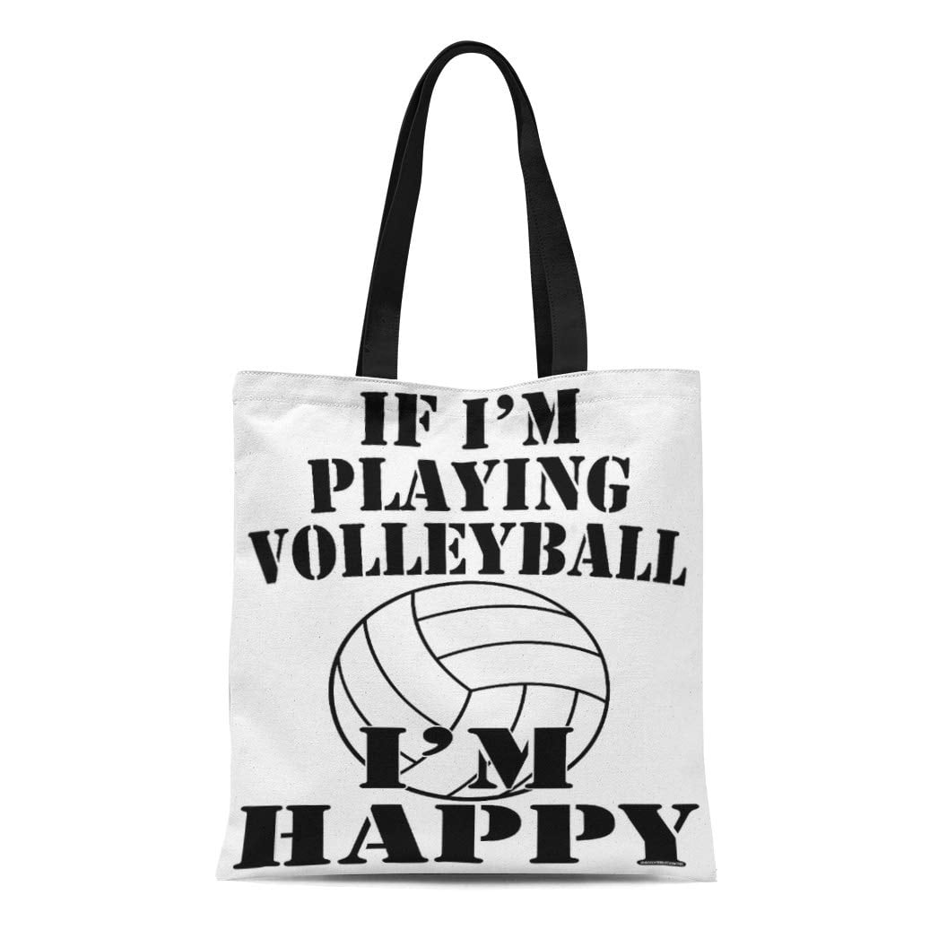 Volleyball Ball Grocery Travel Reusable Tote Bag 