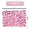 thumbnail image 3 of Home Weavers Bella Premium Jersey Shaggy Living Room Rug, Machine Washable Area Rugs, Rug For Living Room, Non Slip Accent Rugs, Soft Foldable Indoor Floor Rug, Easy To Clean, 2' x 3', Baby Pink, 3 of 3