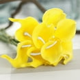 thumbnail image 4 of BINGLI 10 Pcs Artificial Calla Lily Flower Fake Silk Flowers Real Touch for Wedding Bouquet Office Home Kitchen Decor, 4 of 6