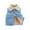 Blue, variant on Baby Boys Girls Fleec𝖾 Vest Down Jacket Winter Fuzzy Thick Cotton-Padded Puffer Sleeveless Coat Waistcoat Outerwear Warm Quilted Jacket