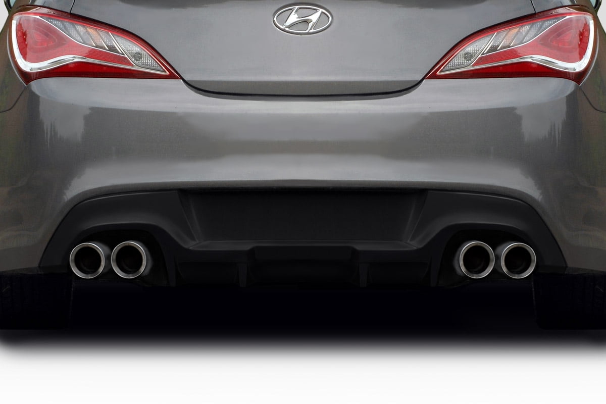 2010-2016 Hyundai Genesis Coupe Duraflex Twins Rear Diffuser - 1 Piece ...