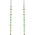 thumbnail image 3 of •Set of 2 Indian Traditional Door Hanging 5 Wooden Birds Tota Parrot String with Bell, Decoration for home Wall Temple Bedroom kids room Décor, Gifting ( Size :- 30" Approx), 3 of 3