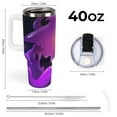 thumbnail image 3 of FgteeV Goozy Car Cup Tumbler with Handle & Straw 40 Oz Cupholder Water Bottle Insulated Stainless Steel Cup, 3 of 8