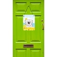 thumbnail image 2 of Caroline's Treasures BB2088DS1216 White English Bulldog  Summer Beach Wall or Door Hanging Prints, 12x16, multicolor, 2 of 2