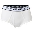 thumbnail image 2 of CHIARA FERRAGNI Slip para Mujer Pack de 2 - Briefs, Algodón Elástico, Cintura con Logotipo, uni Negro/Blanco XS (X-Small), 2 of 5