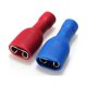 thumbnail image 4 of Kit surtido de 360 terminales de crimpado aislados para cableado eléctrico, conectores de cable de pala, anillo y horquilla (rojo y azul), 4 of 7