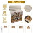 thumbnail image 5 of Thanksgiving Rabbit Table Runner, Autumn Thanksgiving Kitchen Dining Table Decoration for Home Party Decor 13x60 Inches, 5 of 9