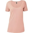 thumbnail image 2 of Delta Platinum Ladies CVC Short Sleeve Scoop Neck Tee, 2 of 2