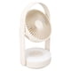 thumbnail image 5 of Ventilador pequeño de mesa con luz LED, 10000mAh, USB montado en la pared, 110°, vibración automática, Control remoto, lámpara nocturna, ventilador de escritorio, color beige, 5 of 14