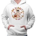thumbnail image 2 of Bag it up Halloween Hoodie Sweatshirt Unisex Large White, 2 of 5