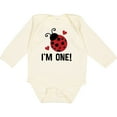 thumbnail image 3 of Inktastic 1st Birthday Ladybug 1 Year Old Girls Long Sleeve Baby Bodysuit, 3 of 5