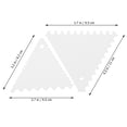 thumbnail image 2 of 8 raspadores para hornear, raspadores de crema para pasteles, raspadores de plástico para hornear, espátula triangular de cocina, 2 of 8