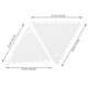thumbnail image 2 of 8 raspadores para hornear, raspadores de crema para pasteles, raspadores de plástico para hornear, espátula triangular de cocina, 2 of 8