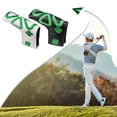 thumbnail image 3 of maskred Plusieurs Options Disponibles PU Cuir Golfball Putter Couvre-Tête de Club de Golf pour Putter Blanc 1Set, 3 of 6