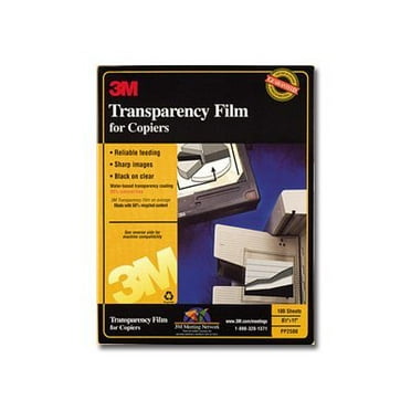 3M PP 2500 - Letter A Size (8.5 in x 11 in) 100 pcs. transparencies