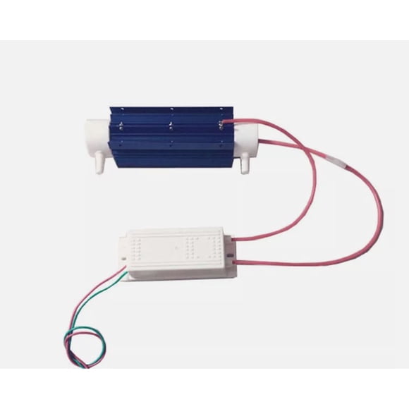 Generador de ozono de 110 V, purificador de aire con tubo de cuarzo, tratamiento de agua y fuente de alimentación