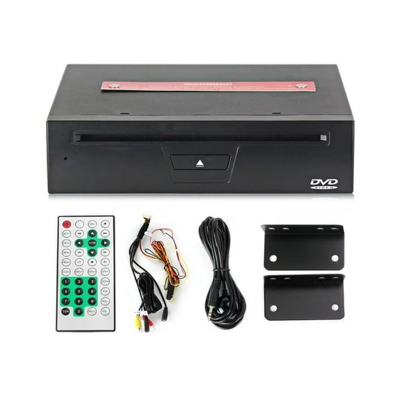 Upgraded External Player 12V Input Car Player with Remote Control Vehicle Entertainment for Car Radio & TV