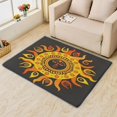 thumbnail image 3 of Retro Sun Rug 3x4 Area Rugs Celestial Rugs for Entryway, Boho Carpet for Bedroom Living Room, Machine Washable Non-Slip Indoor Door Mat, Soft Low Pile Area Rug, Small Decorative Rug W&I43, 3 of 7