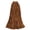 Brown, variant on Bold Polka Dot Pleated Maxi Skirt, High Waisted A-Line Flowy Long Skirt, Elegant Accordion Pleat Swing Skirt