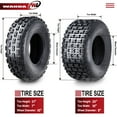 thumbnail image 4 of Set 4 Sport ATV Tires 21x7-10 & 20x10-9 Can-Am DS450 650 Arctic Cat DVX400 300, 4 of 8