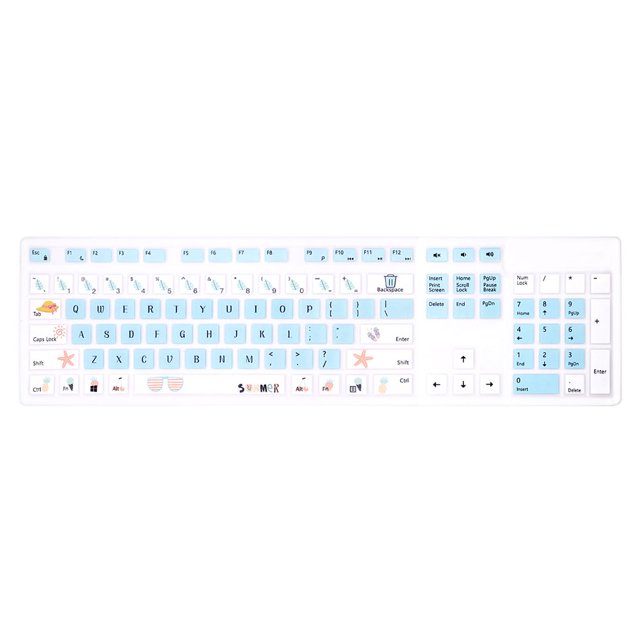Funda para teclado Dell KB216, cubierta para teclado de oficina, portátil, con cable