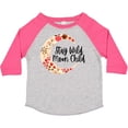 thumbnail image 3 of Inktastic Baby Stay Wild Moon Child Crescent Moon with Flowers Girls Toddler T-Shirt, 3 of 5