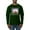 Forest Green, variant on Happy Glamper | Fancy Camping Camper Van Caravan | Nature Lover Mens Long Sleeve Shirt, Royal, XL