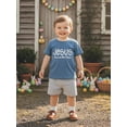 thumbnail image 6 of BemeyourBBs Jesus Love Me Toddler Baby Boys Easter Outfit Cute Summer Clothes Short Sleeve Letters Printed T Shirt Tops Shorts Set 2Pcs Baby Christening Clothes, 6 of 9