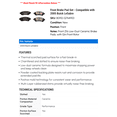 thumbnail image 2 of Front Brake Pad Set - Compatible with 2005 Buick LeSabre, 2 of 2