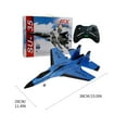 thumbnail image 3 of 2026 New Remote Control Airplane, Drone Toy Remote Control Fighter Jet, Gravity Glider Foam RC Fighter 363° Remote Control Glider Airplanes with Lights Airplane Model, 3 of 7