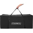 thumbnail image 3 of ITHWIU Christmas Tree Storage Bag Fit 7.5 Ft Holiday Tree | Large Capacity 48 Inch Christmas Storage Container with Handles and Sleek Zipper Black., 3 of 8