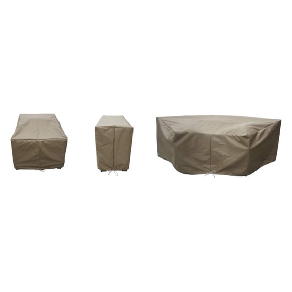 TK Classics Barbados 06iWC Outdoor Patio Furniture Cover Set