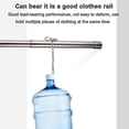 thumbnail image 5 of Adjustable Closet Rod 66 To 122 Cm Stainless Steel Clothes Rod Slide, 5 of 5